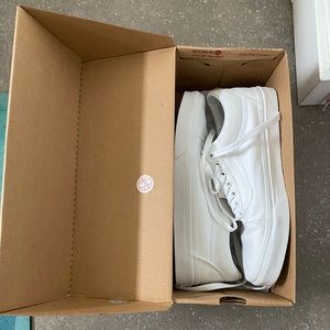BRAND NEW white vans